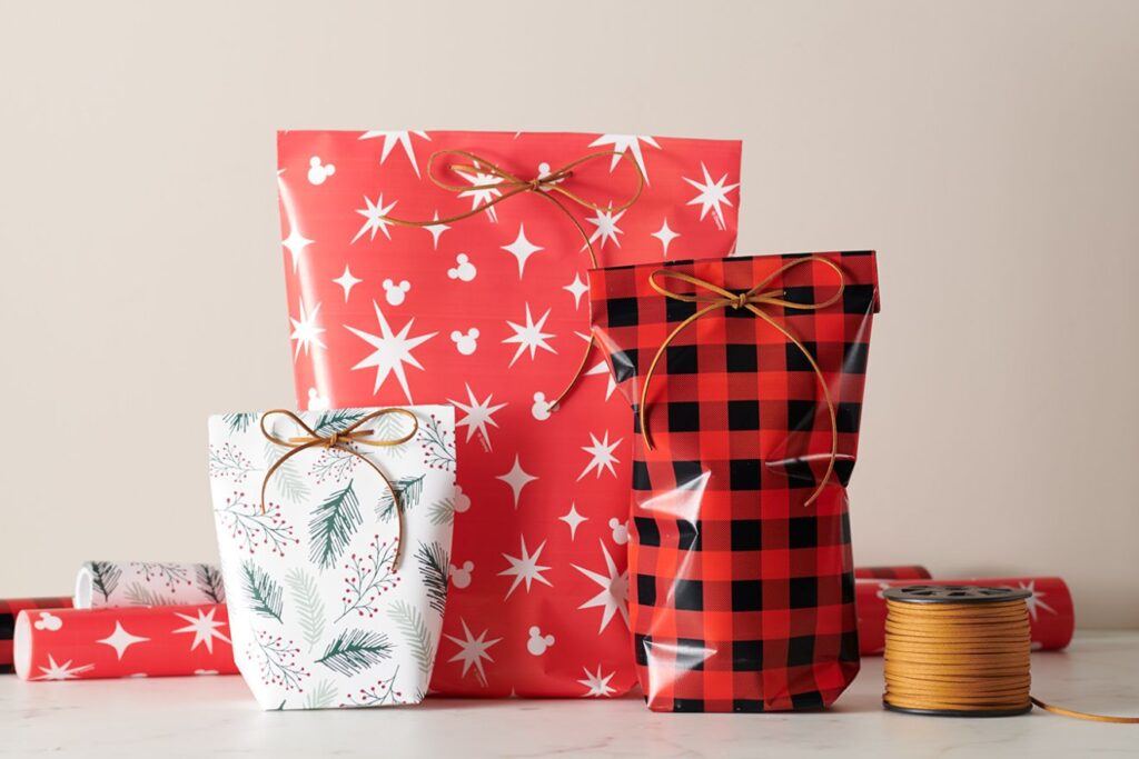 wrap a cylinder gift